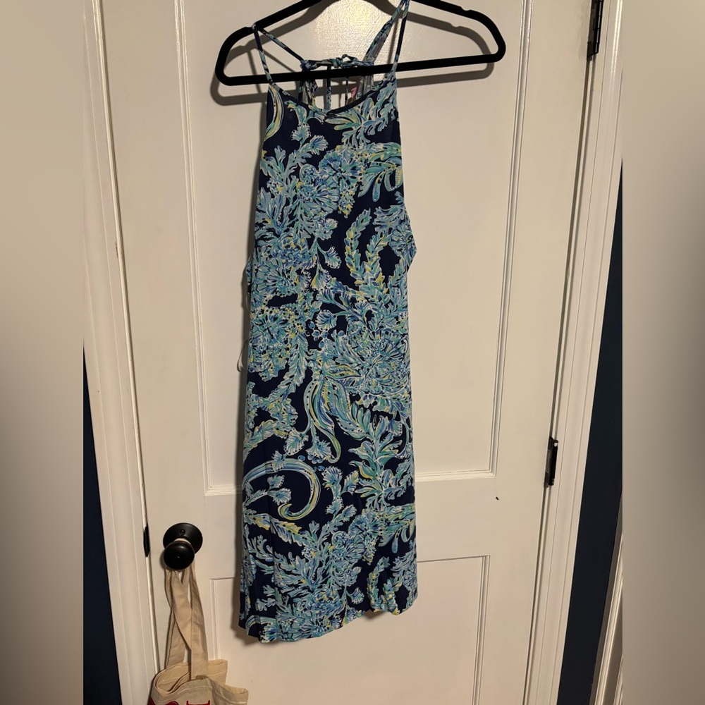 Lilly Pulitzer Margot Floral Halter Dress size XXL